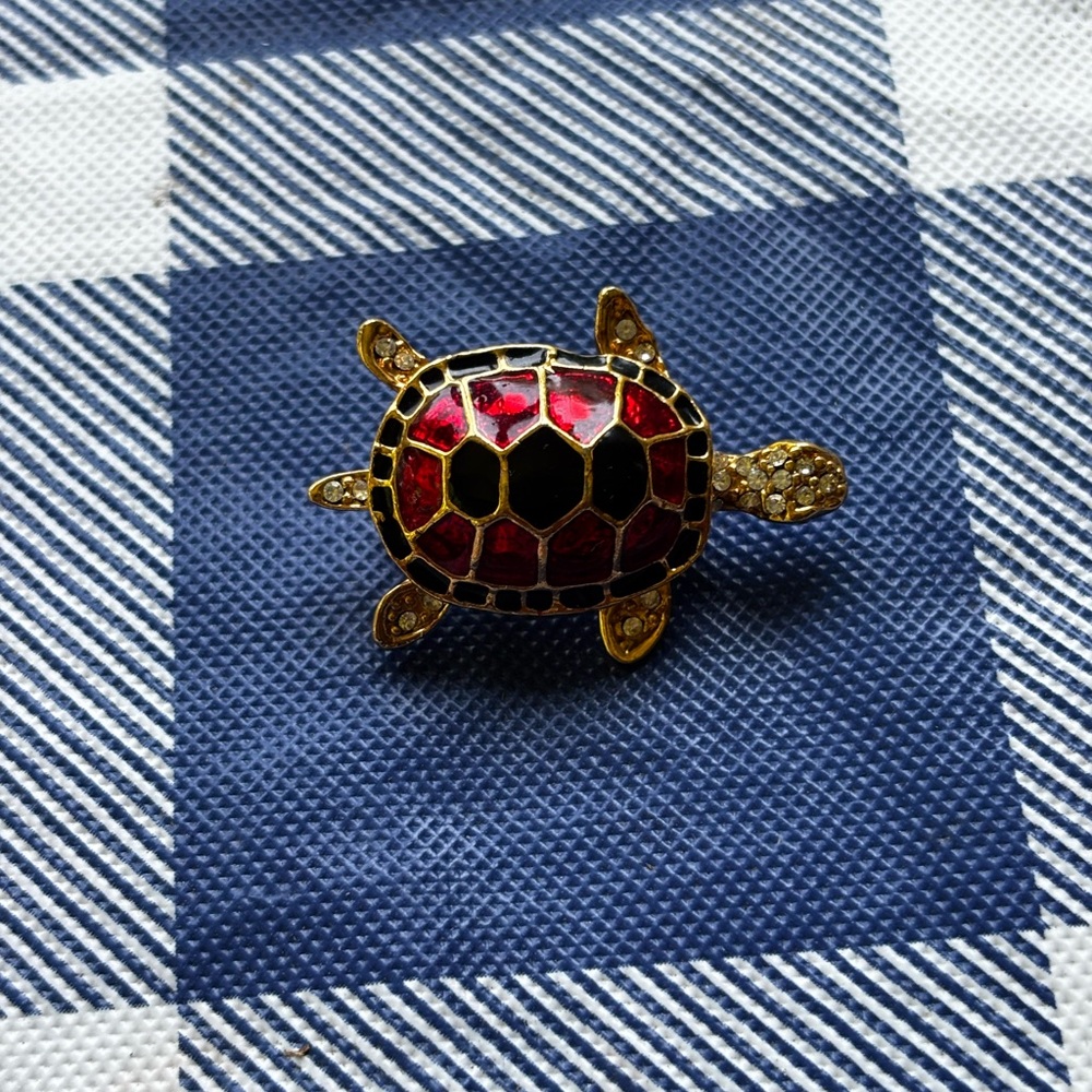 Turtle brooch - Picture 3 of 5